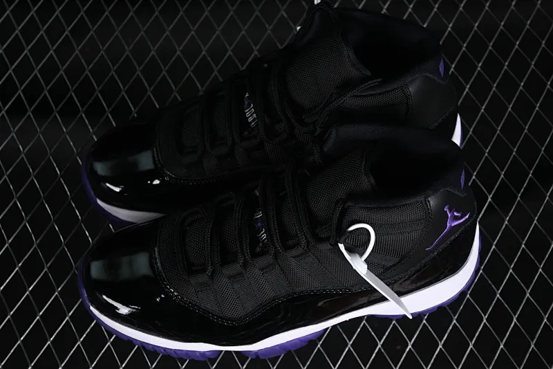 All categories Air Jordan Jordan series basketball shoes Air Jordan 11 Air Jordan 11 Retro AJ11 Joe 11 patent leather black and purple CT8812-999